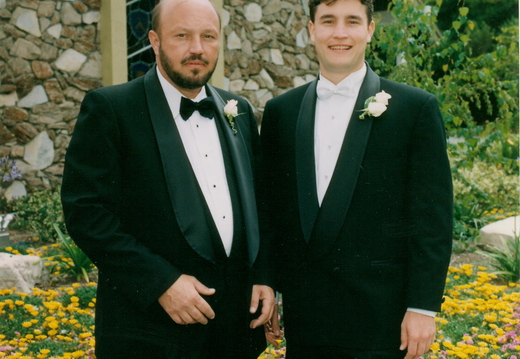 My dad on the left, Mike Phillips
