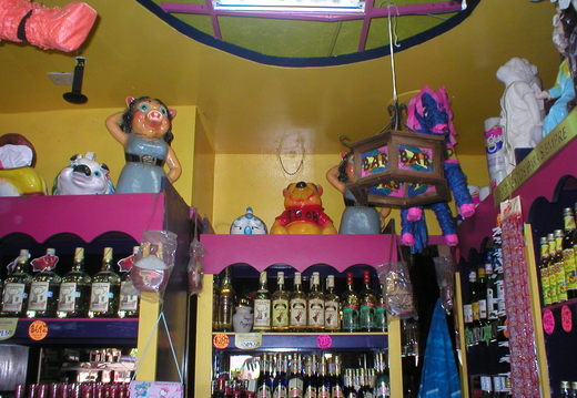 pooh is happy sitting on his mountain of tequila