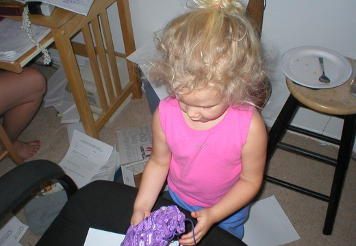 abigail and her special mexican purse