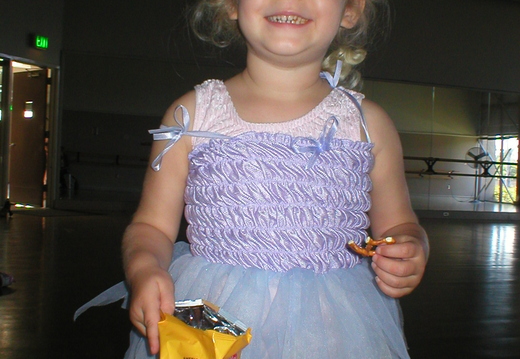 snacks are an important part of dance class!