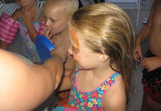 frosting face