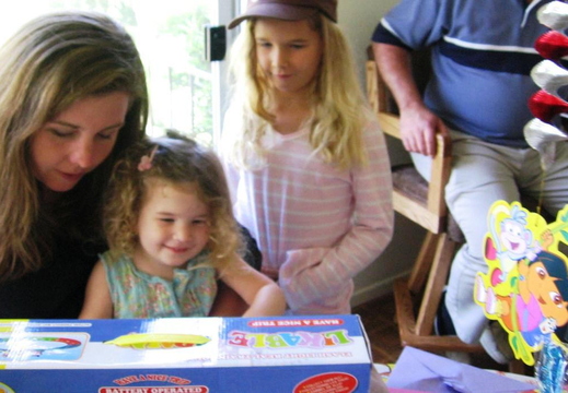 the bday girl and her dora party