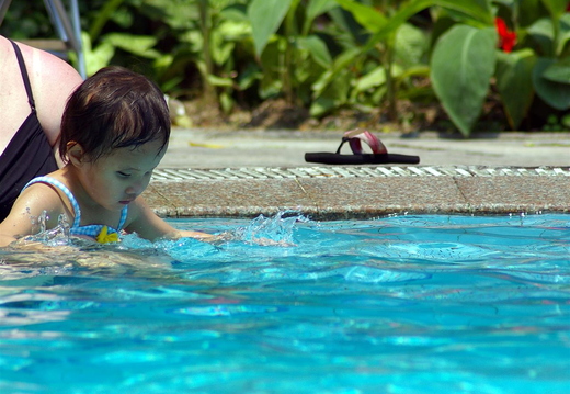 pooling around