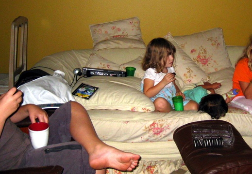 milk and cookie binge while mom's gone