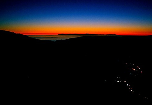 sunset laguna