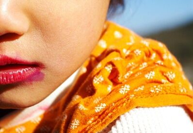 hope with marker lipstick