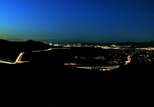laguna canyon long exposure