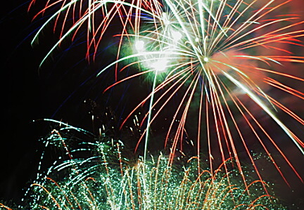fireworks in Aliso Viejo