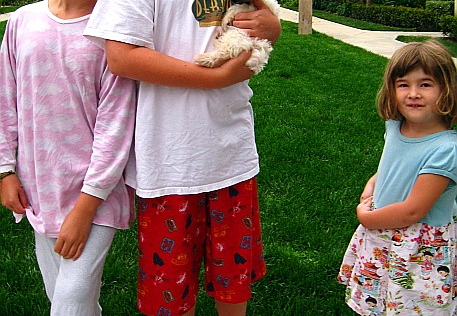 teddy and kids