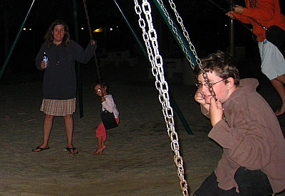 at the park