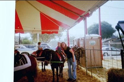 horsey ride at the pumpkin patch
